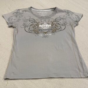 Hard Rock Cafe Graphic Gray Women's Tee
